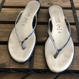 Italian Shoemaker Sequin Sandals